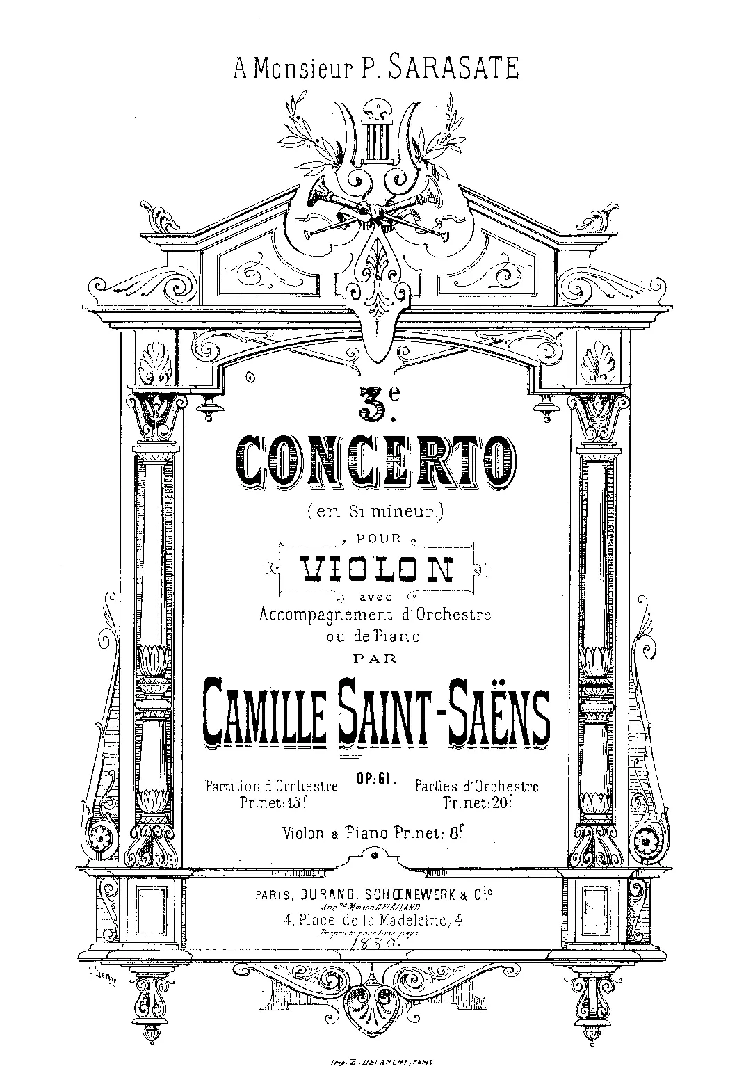 Violin Concerto No.3 - Page 1
