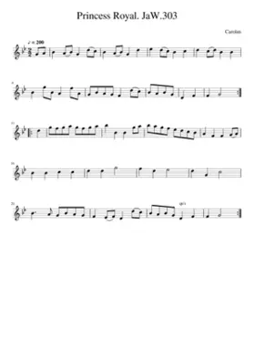 Princess Royal. JaW.303