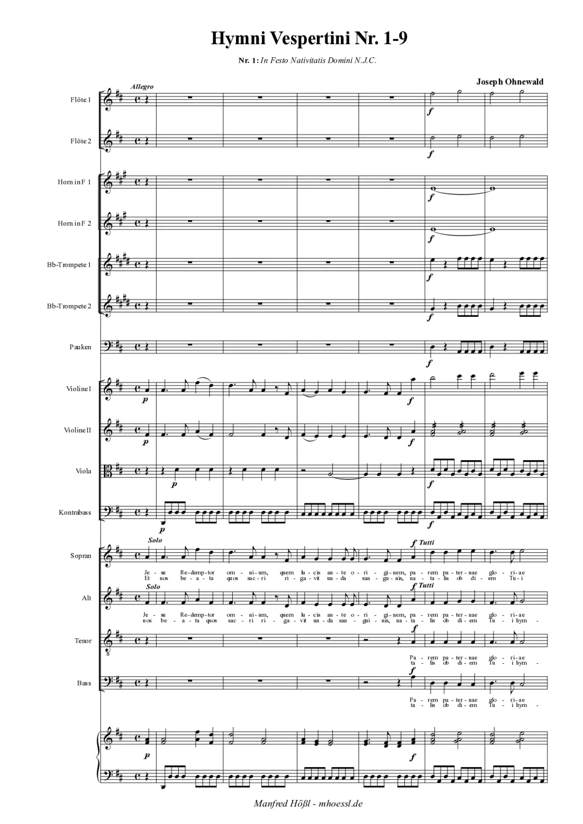 Hymni vespertini - Page 1