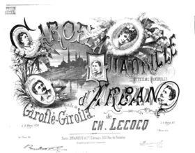 Deux quadrilles sur 'Giroflé-Girofla'