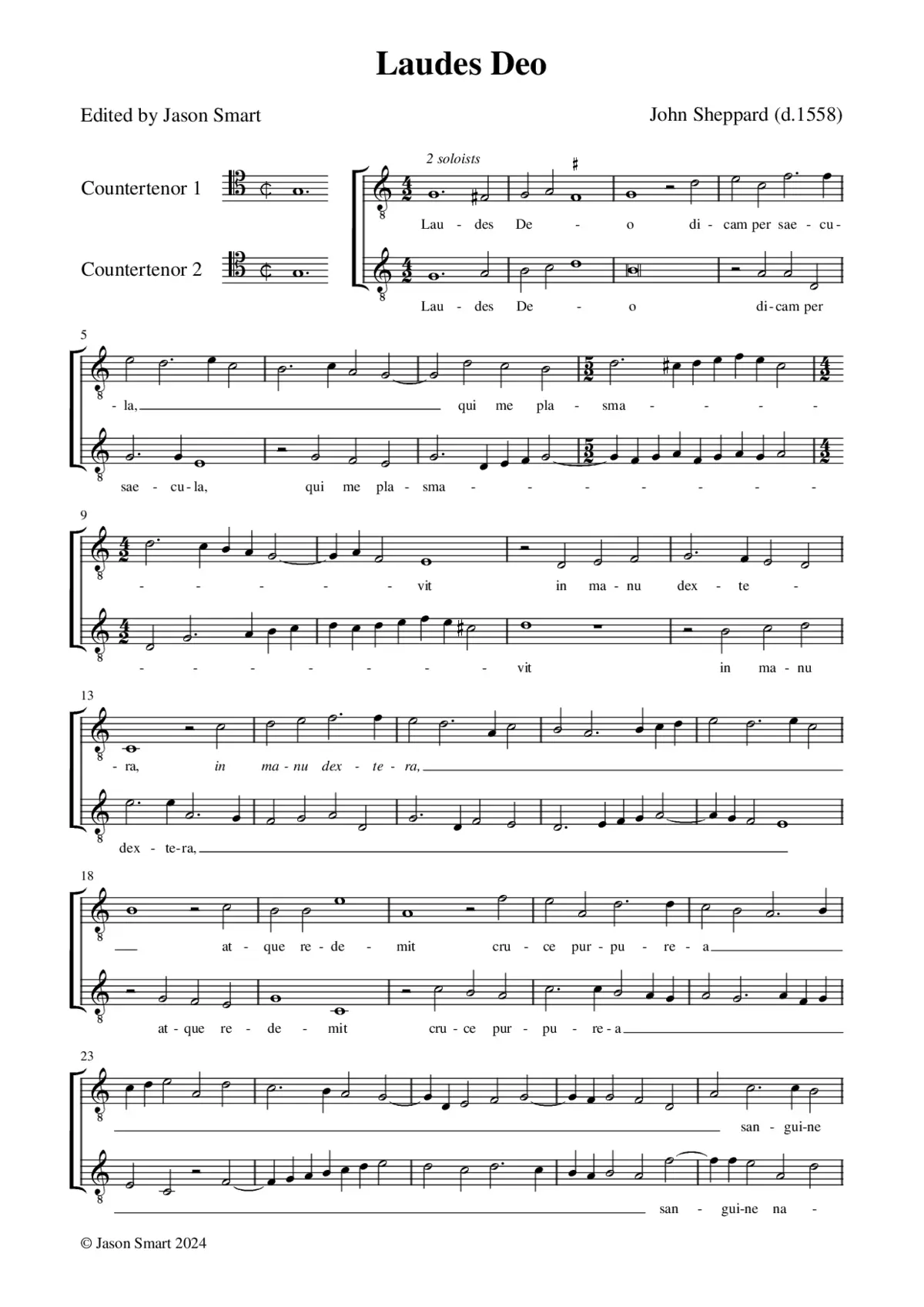 Laudes deo - Page 1