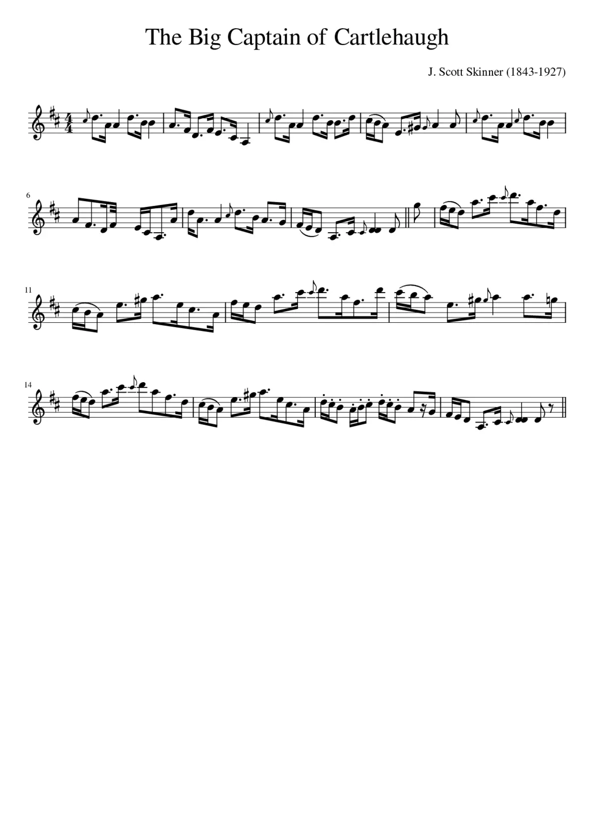 The Big Captain of Cartlehaugh - Page 1