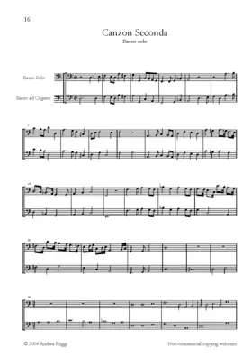 Canzon à basso solo