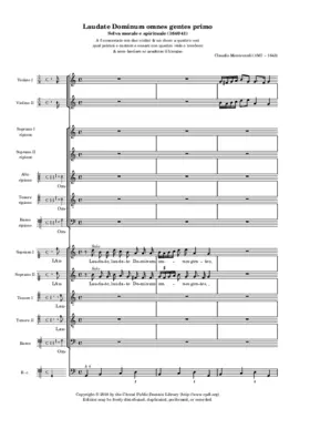 Laudate Dominum omnes gentes, SV 272