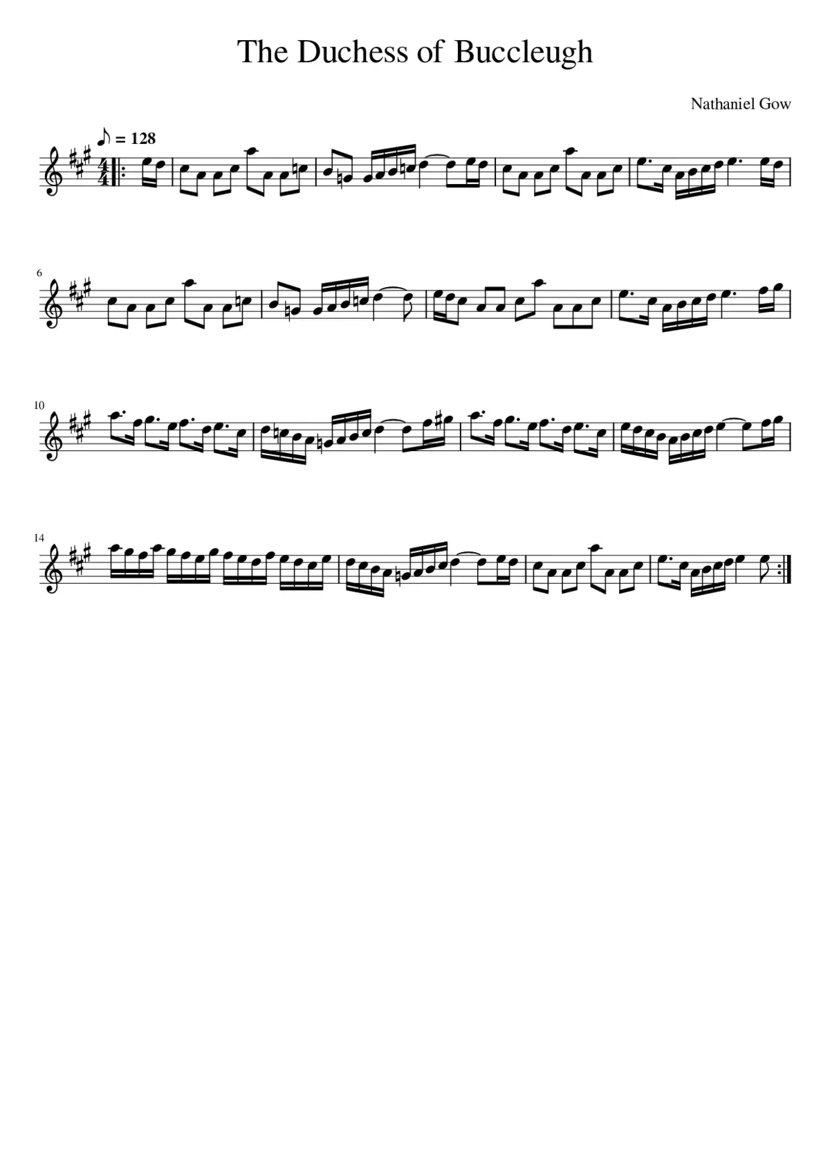 The Duchess of Buccleugh - Page 1