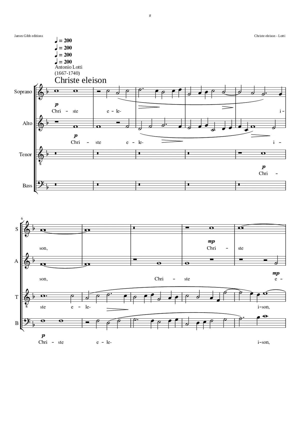 Missa Sexti Toni - Page 1