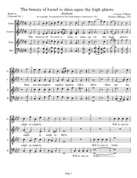 The beauty of Israel is slain