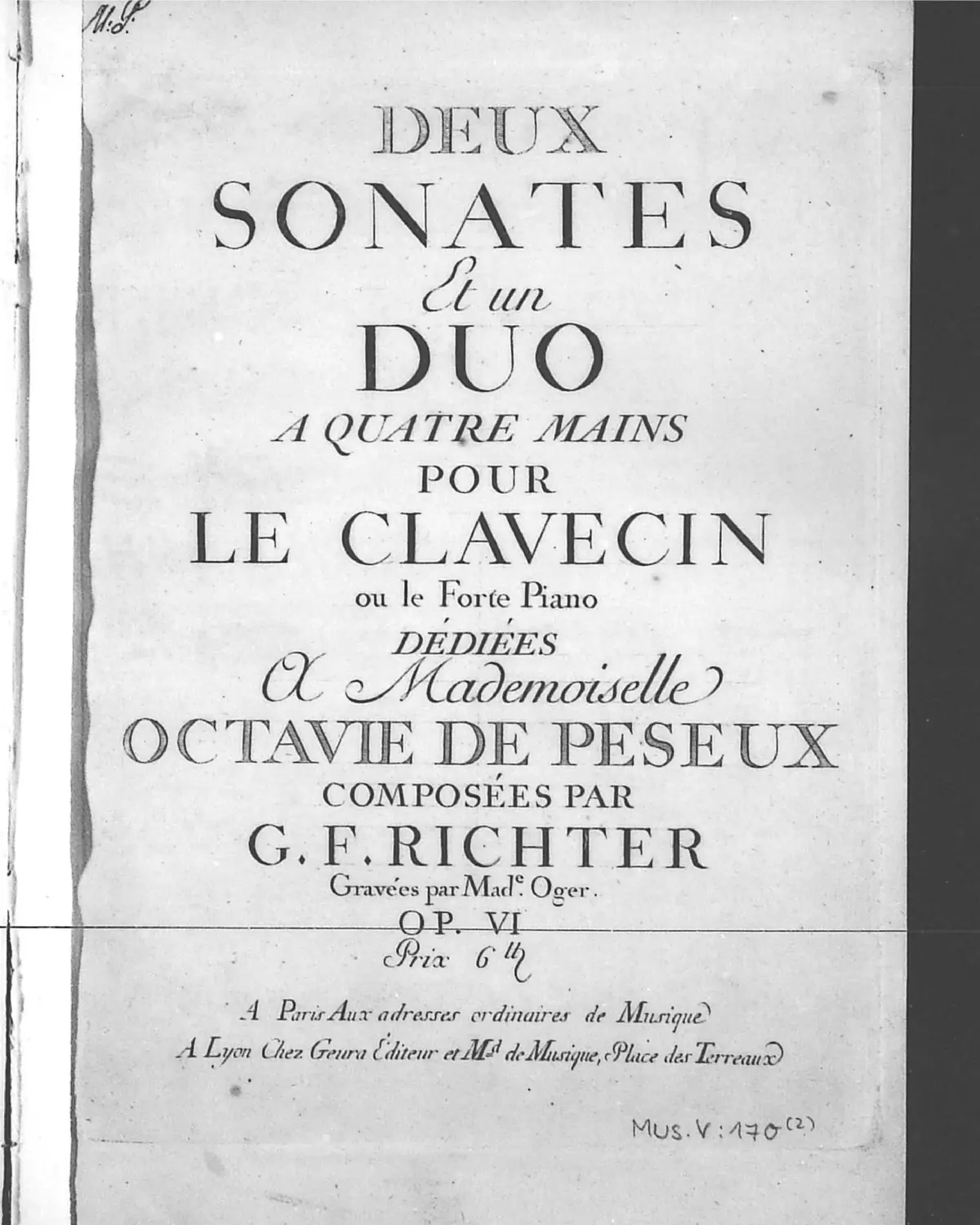 2 Keyboard Sonatas and a Duet - Page 1
