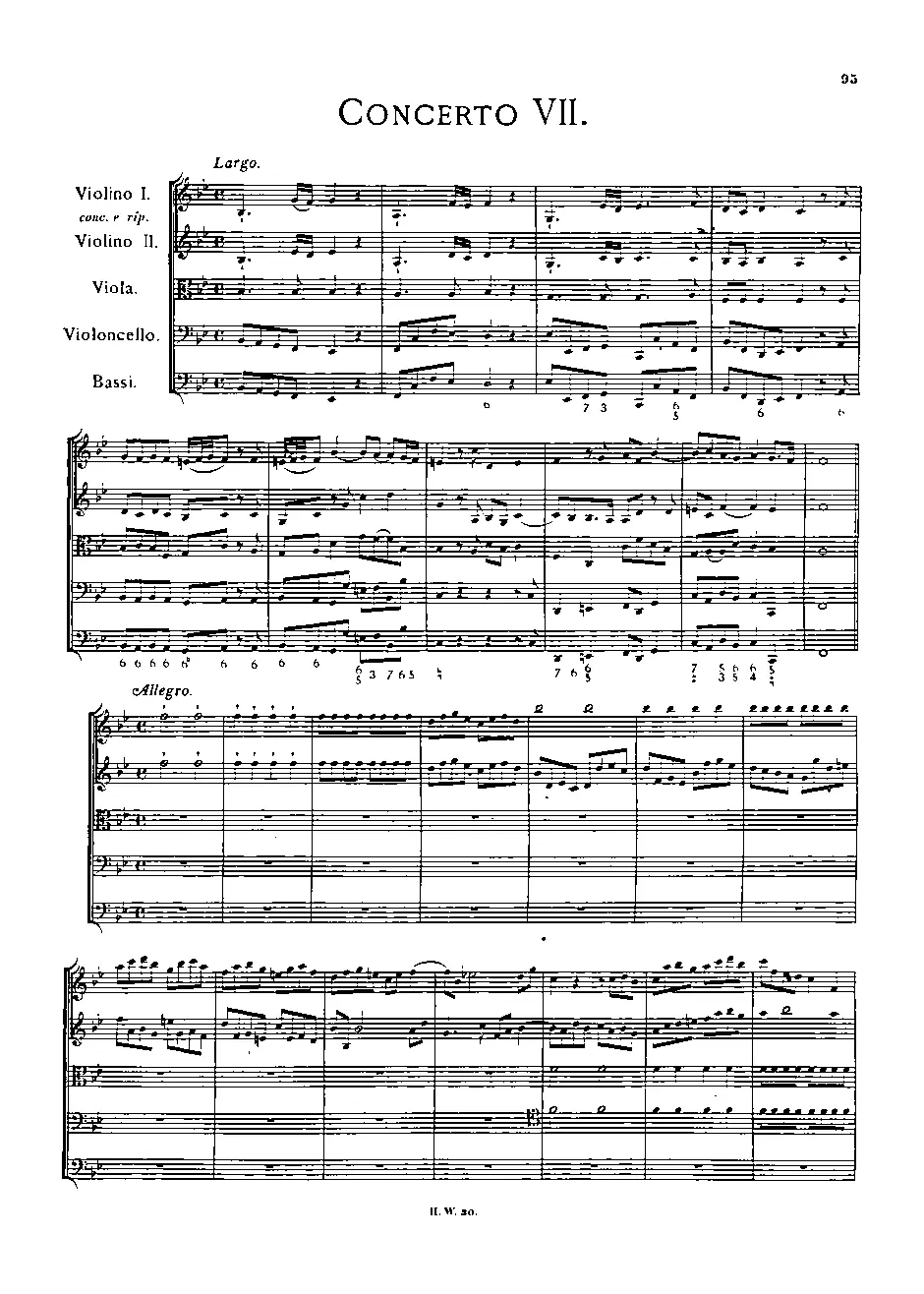 Concerto Grosso in B-flat major - Page 1