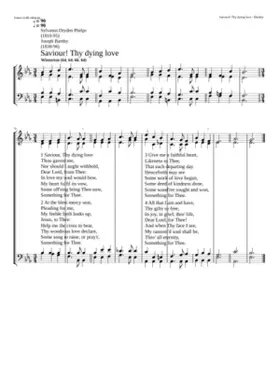 Saviour! Thy dying love