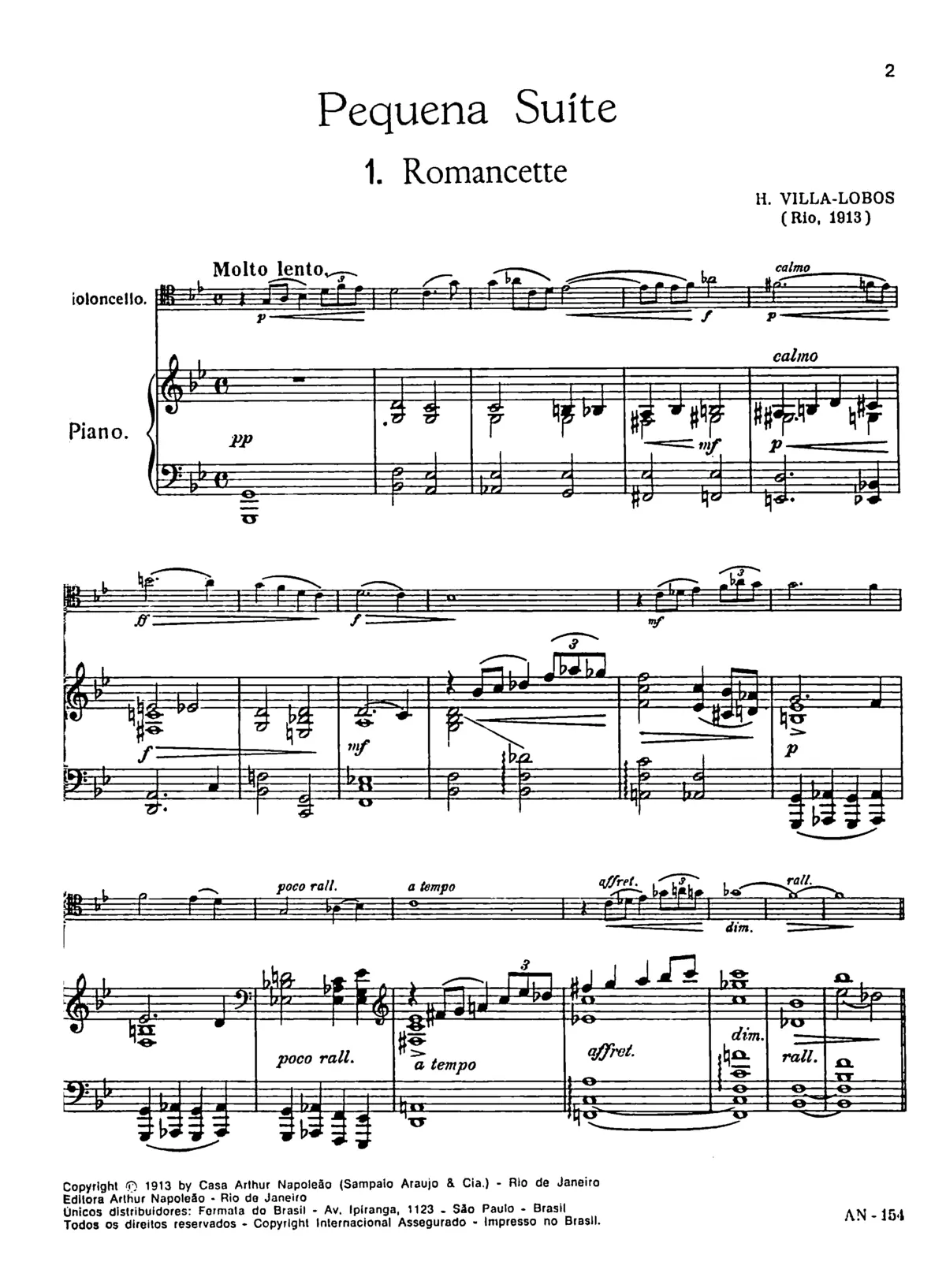 Pequena suíte - Page 1