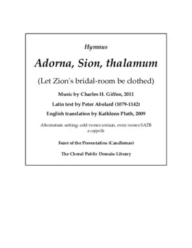 Adorna, Sion, thalamum