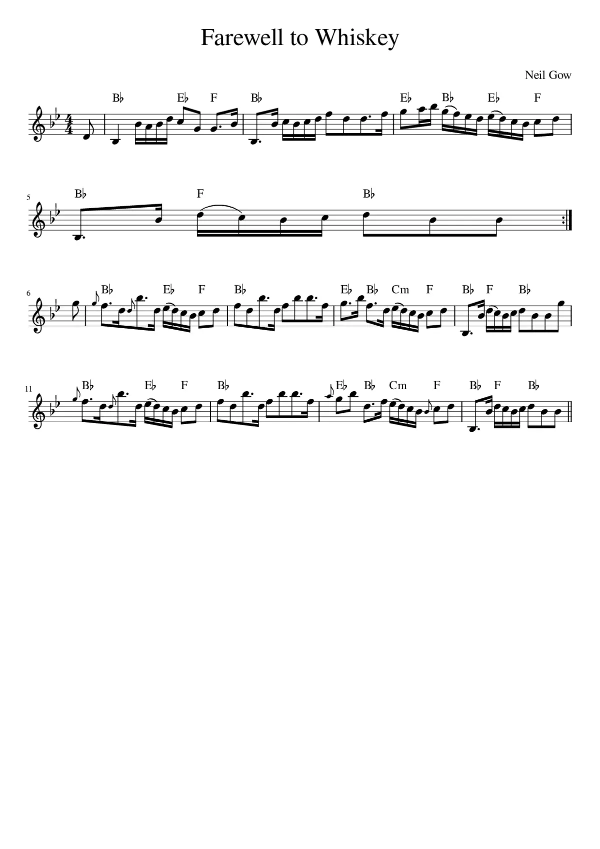 Farewell to Whiskey - Page 1