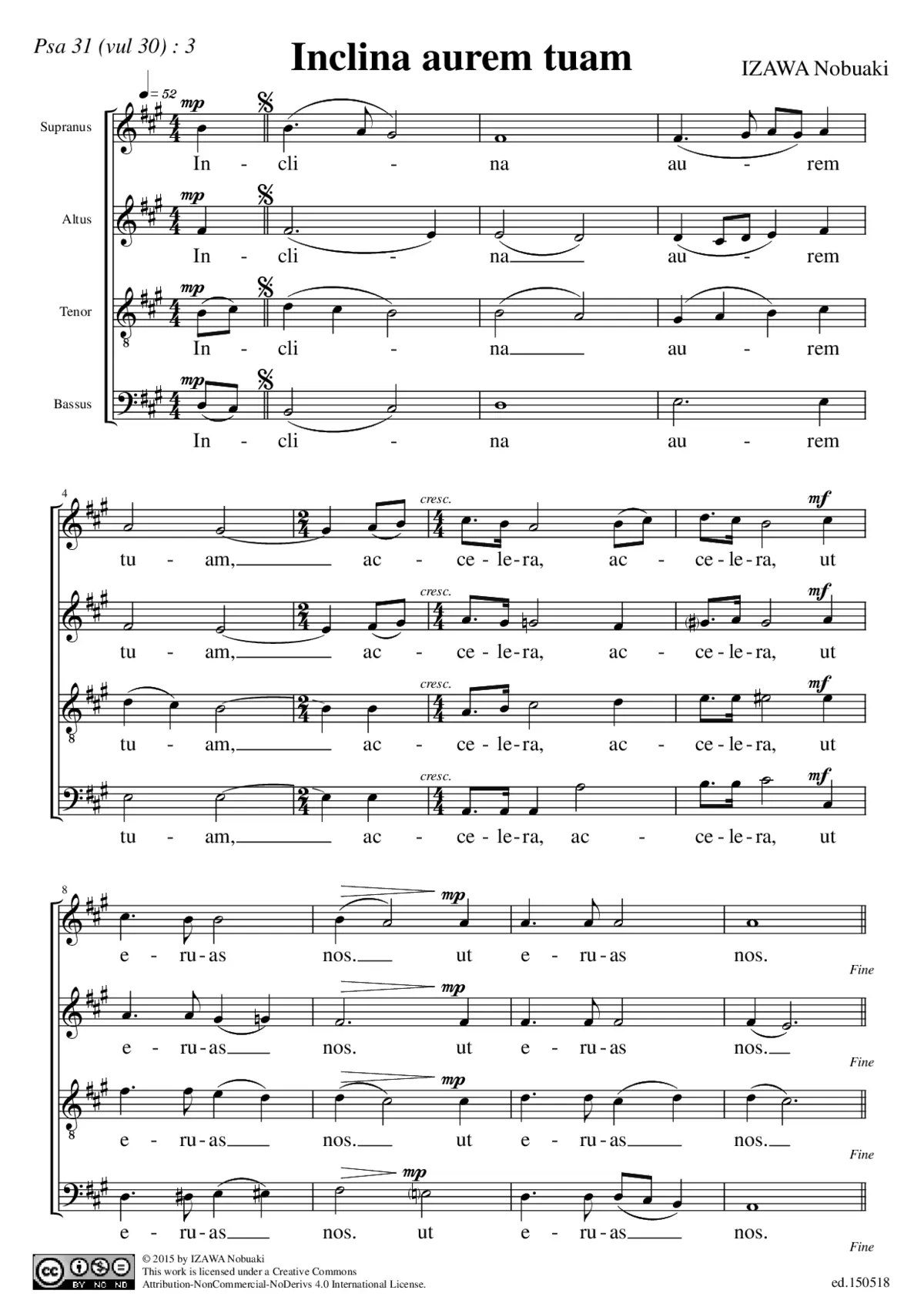 Inclina aurem tuam - Page 1