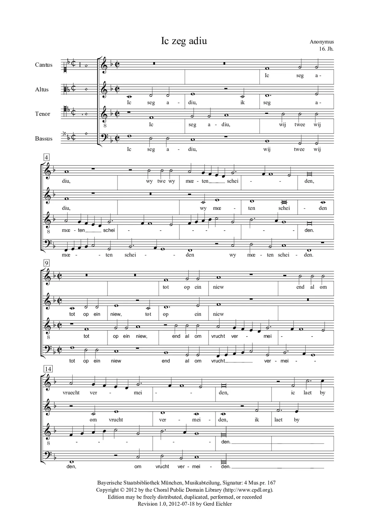 Ik zeg adieu - Page 1