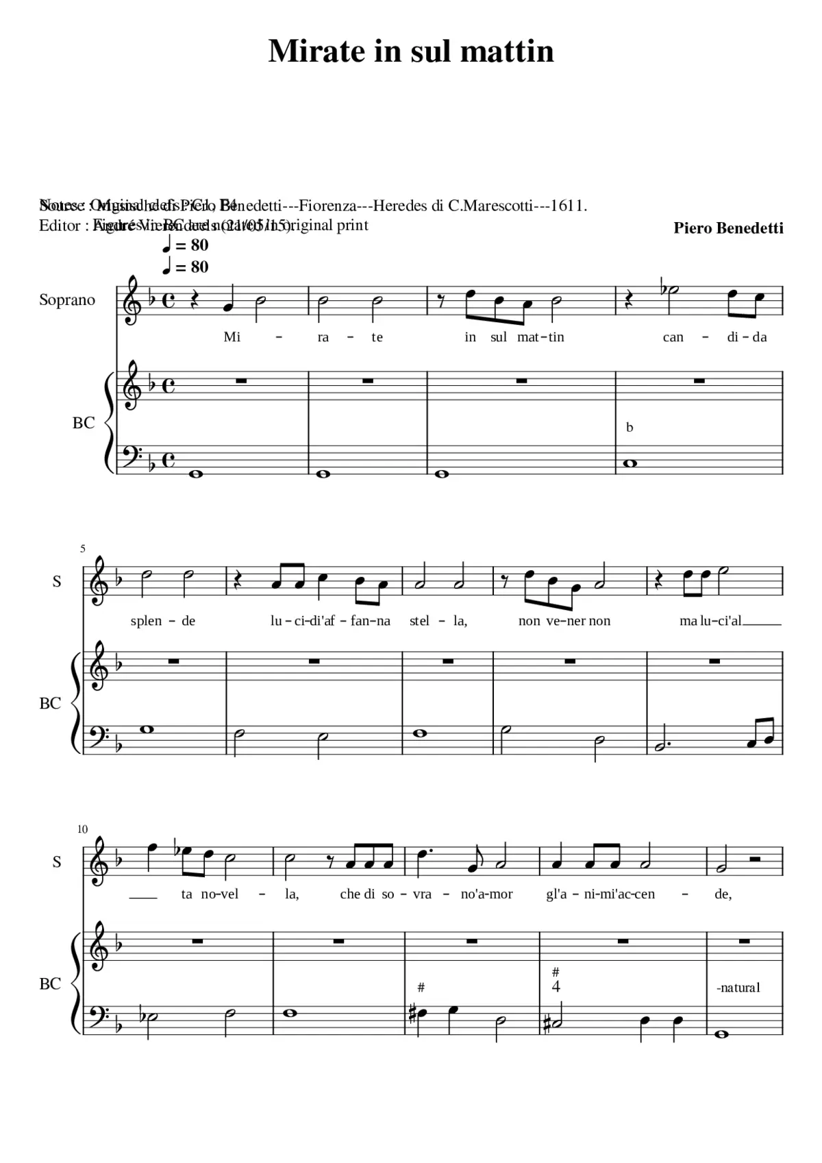 Mirate in sul matin - Page 1