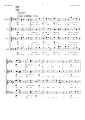 Kyrie in B flat major