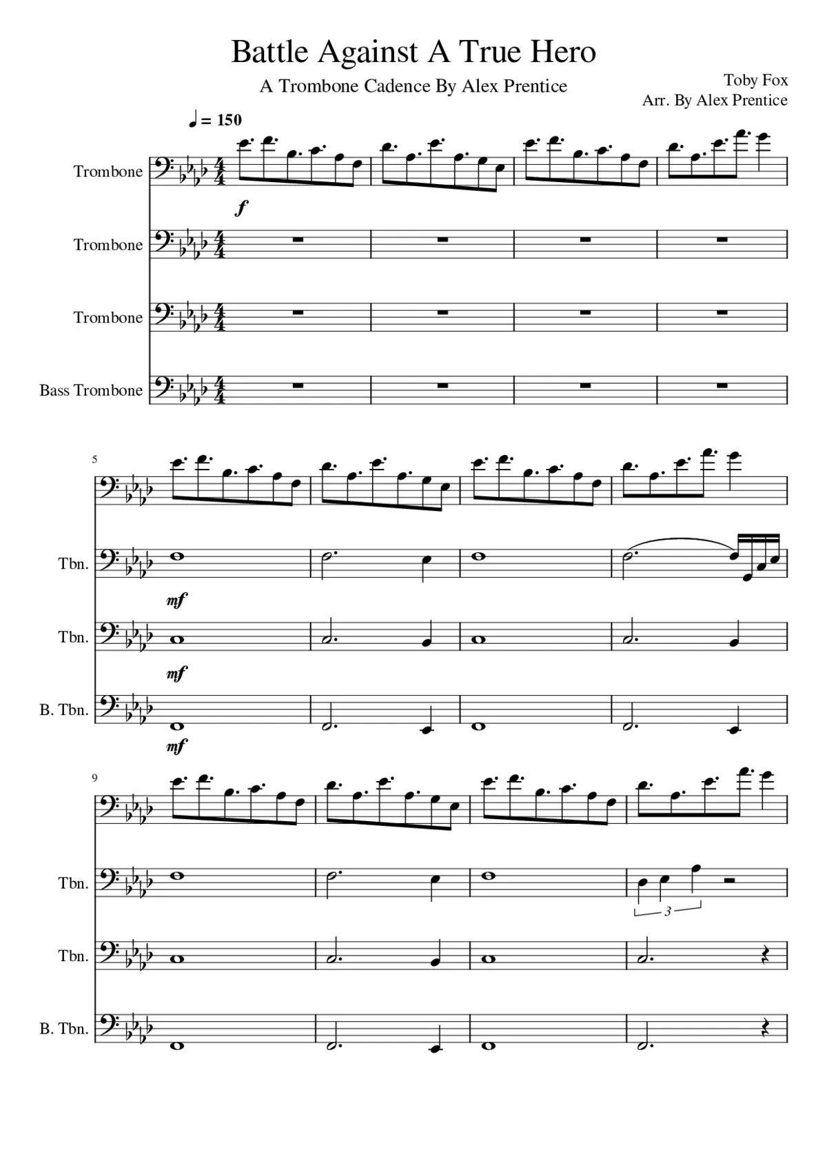 Battle Against a True Hero - Page 1