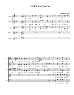 Il dolce mormorio
