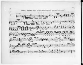 Guitar Sonata in C major