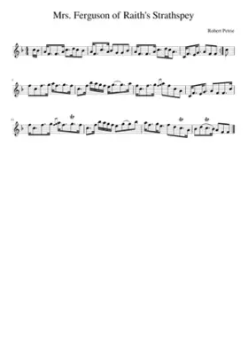 Mrs. Ferguson of Raith's Strathspey