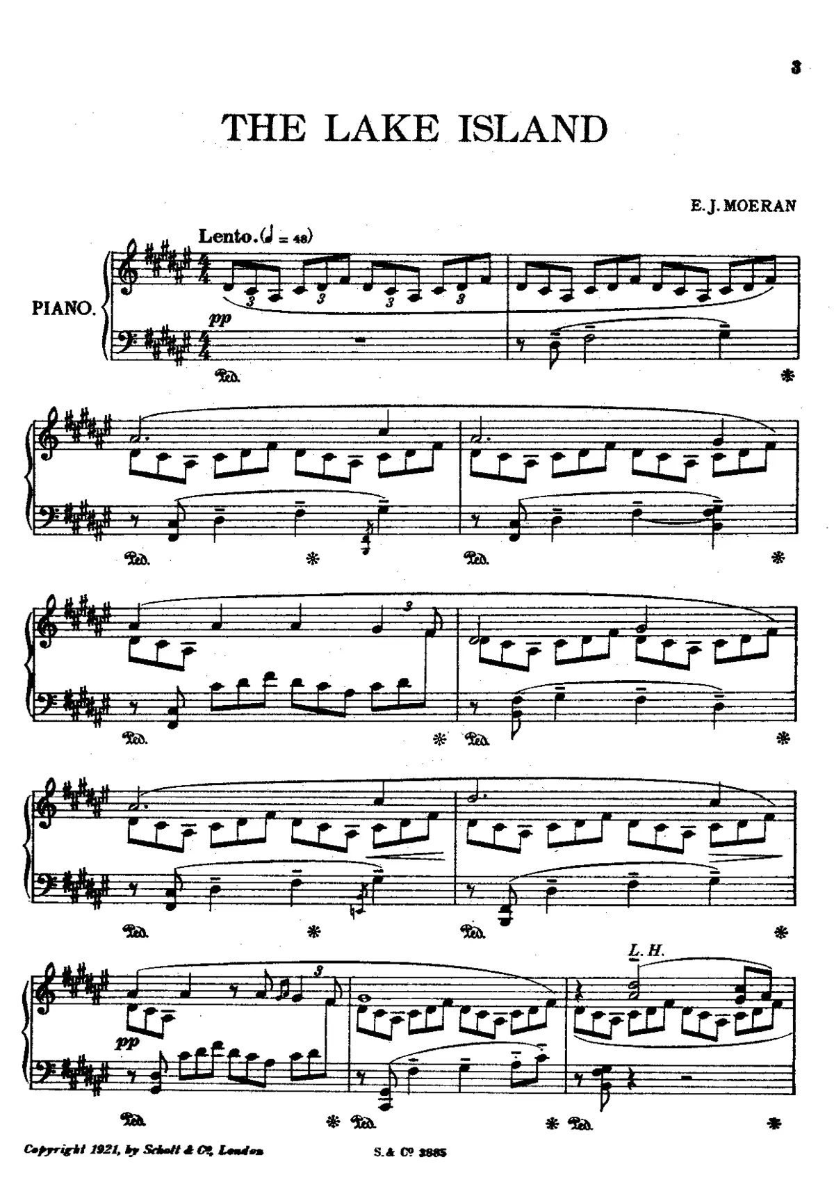 3 Piano Pieces - Page 1