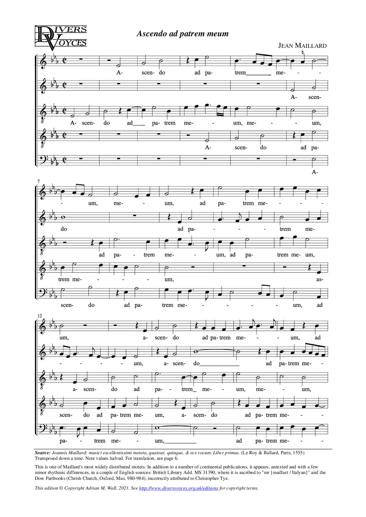Ascendo ad patrem meum - Page 1