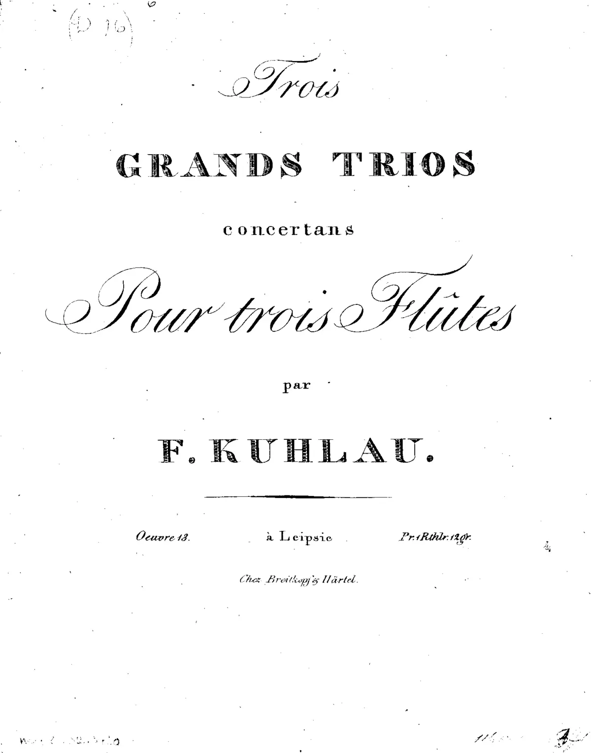 3 Trios for 3 Flutes - Page 1