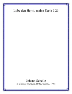Lobe den Herrn, meine Seele