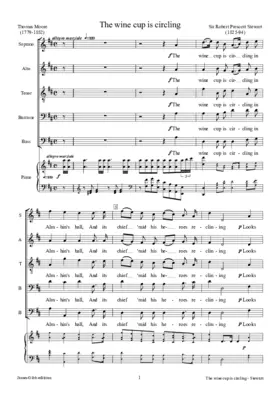 The wine cup is circling