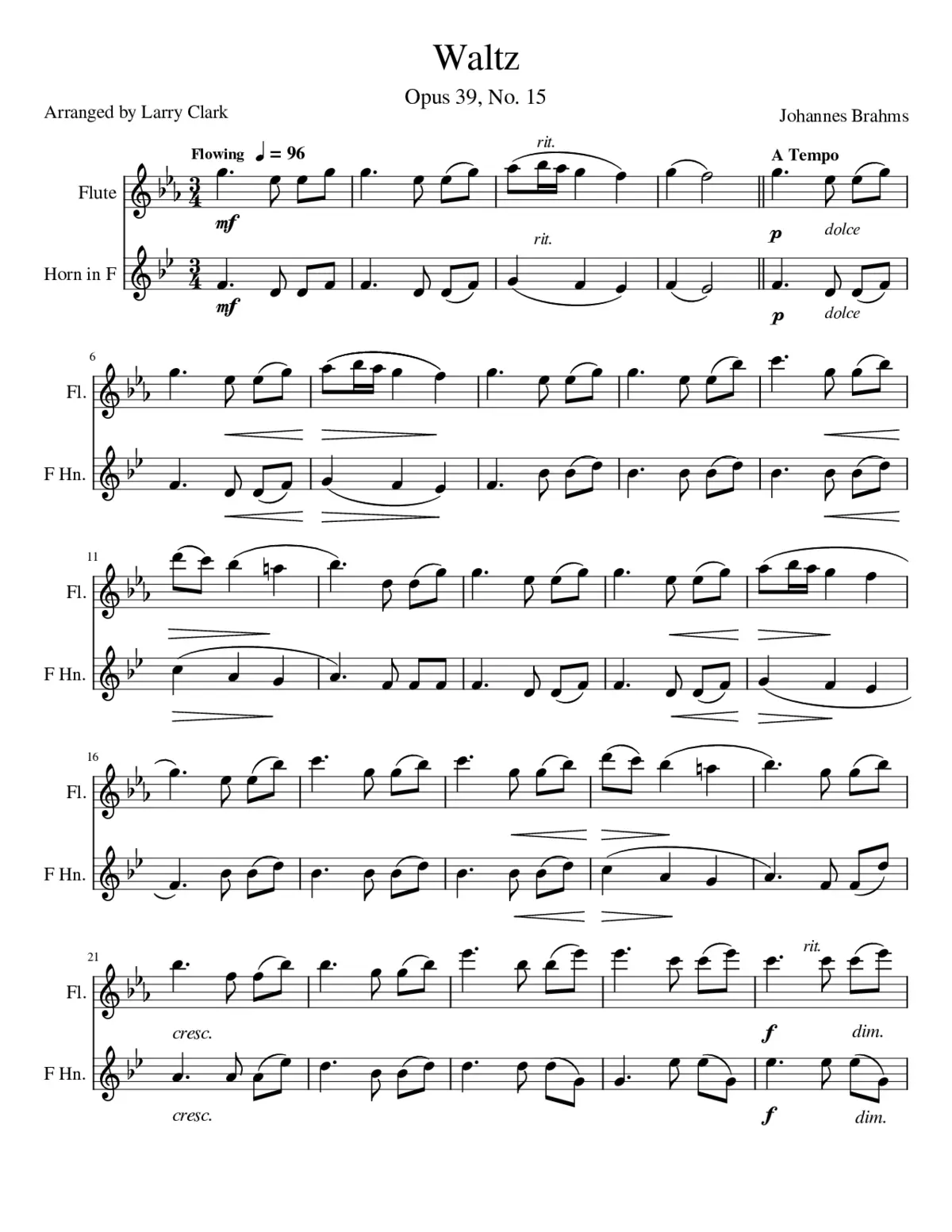 16 Waltzes Op.39 - Page 1