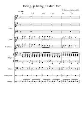 Heilig ja heilig ist der Herr