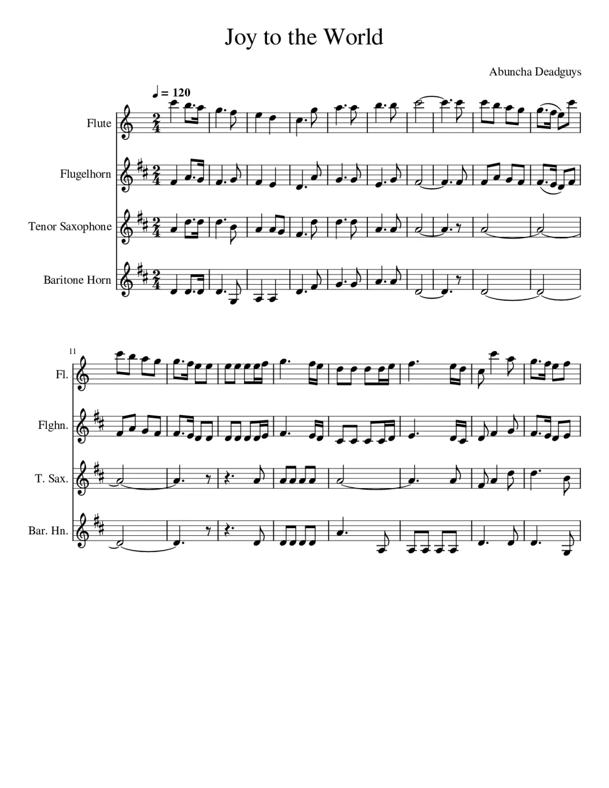 Joy To The World - Page 1