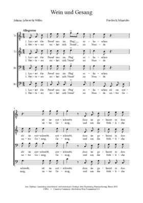 Wein und Gesang