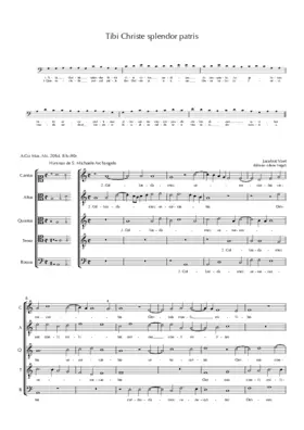 Tibi Christe splendor patris