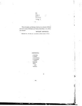 2 Poems by Richard Jefferies for orchestra