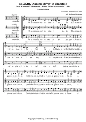 O anime devot' in charitate