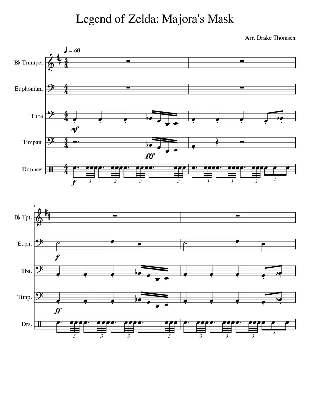 majoras mask title theme - Page 1