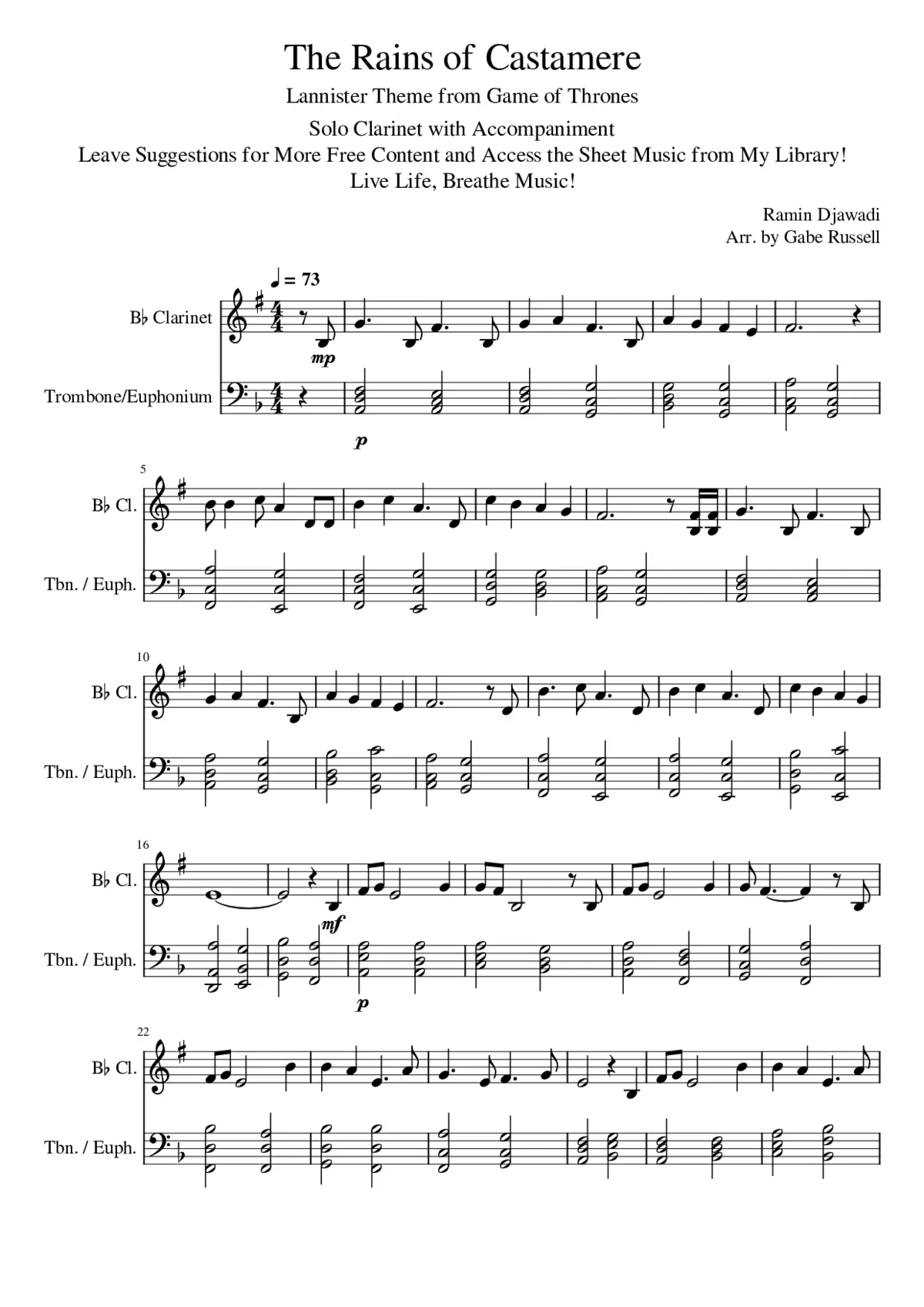 the rains of castamere - Page 1