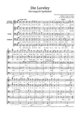 Die Loreley - Ein tragisch Spektakel