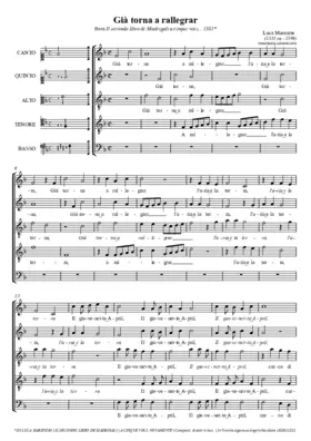 Già torna a rallegrar l'aria e la terra