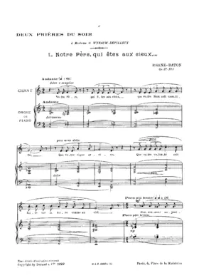 2 Prières du soir