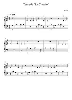 Tema de La Creació - Haydn