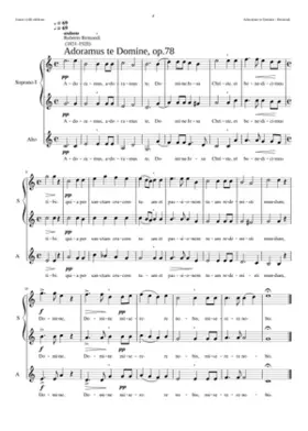 Adoramus te Domine op.78