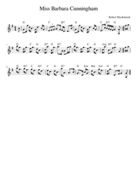 Miss Barbara Cunningham