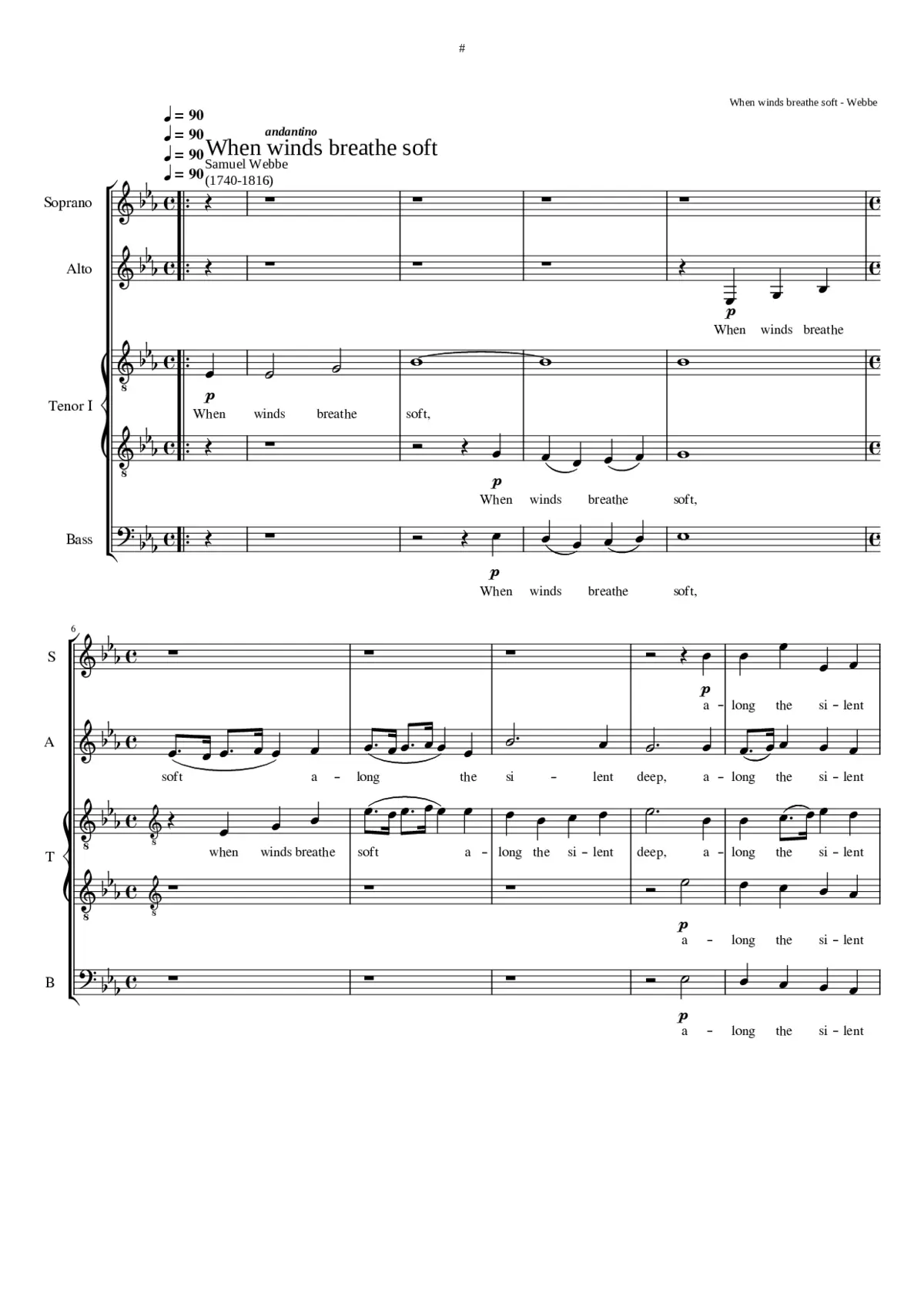 When winds breathe soft - Page 1