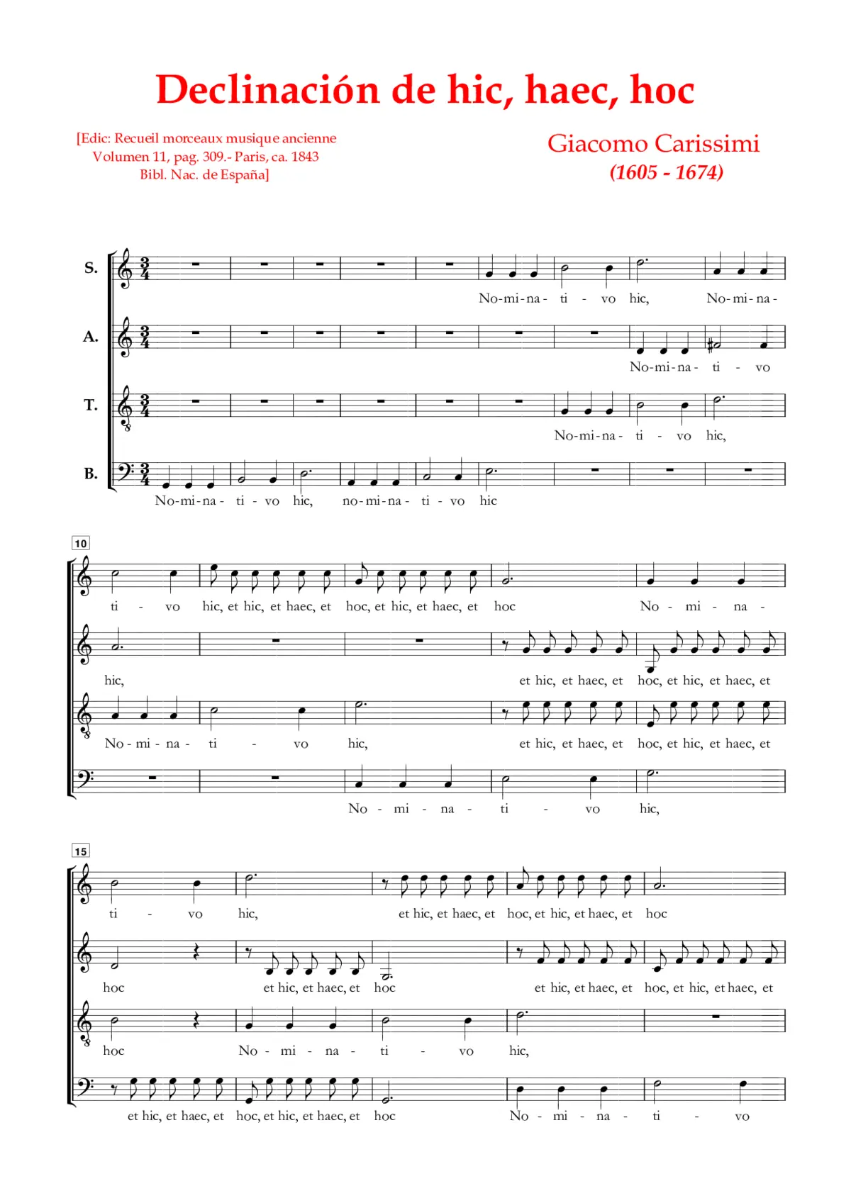 Hic, haec, hoc - Page 1