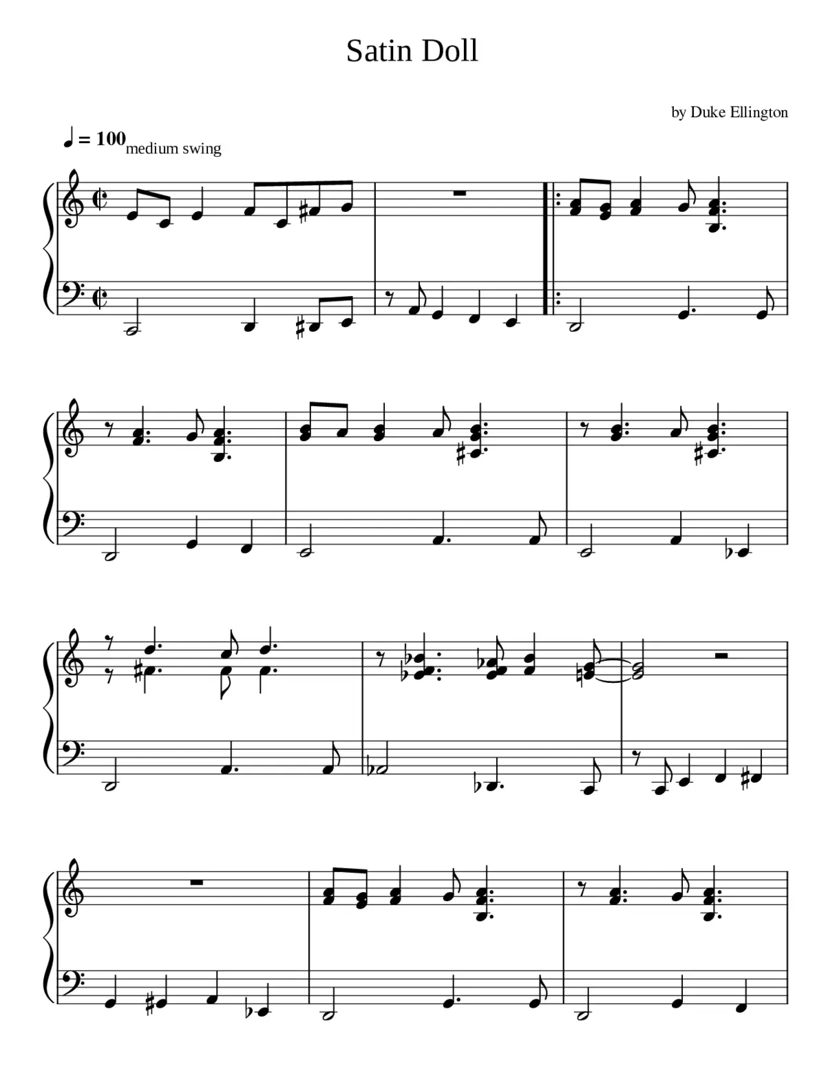 satin doll - Page 1