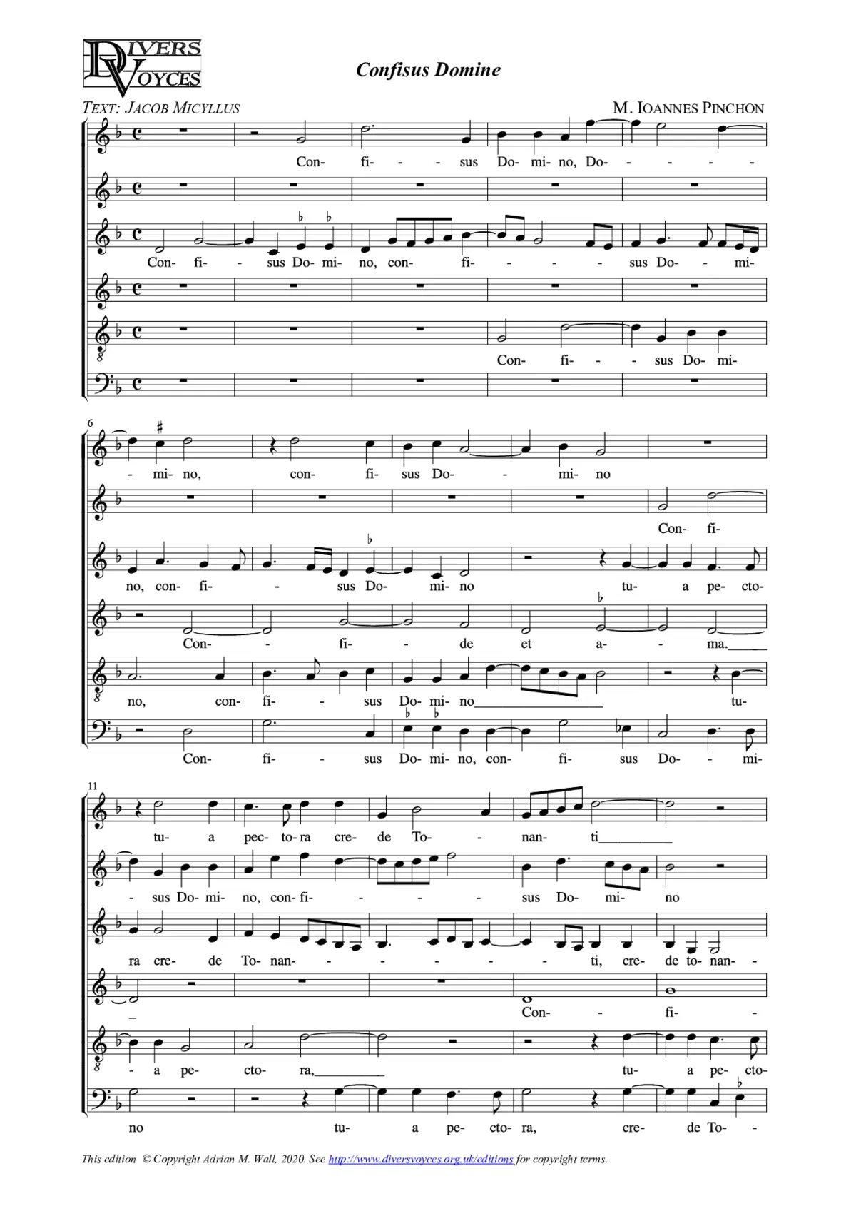 Confisus Domino - Page 1