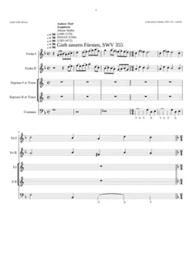 Gib unsern Fürsten und aller Obrigkeit SWV 355